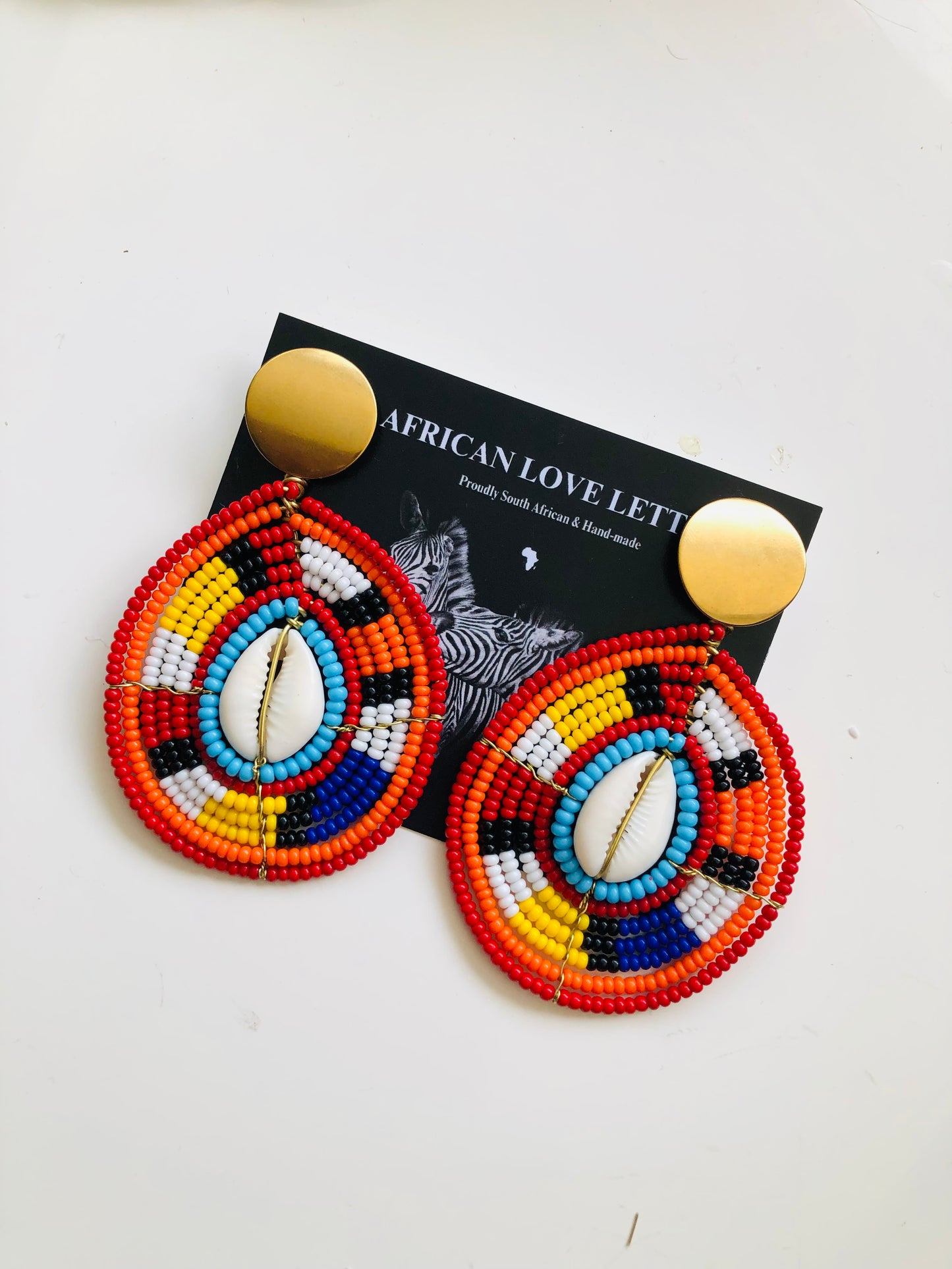 MAASAI Cowrie Earrings