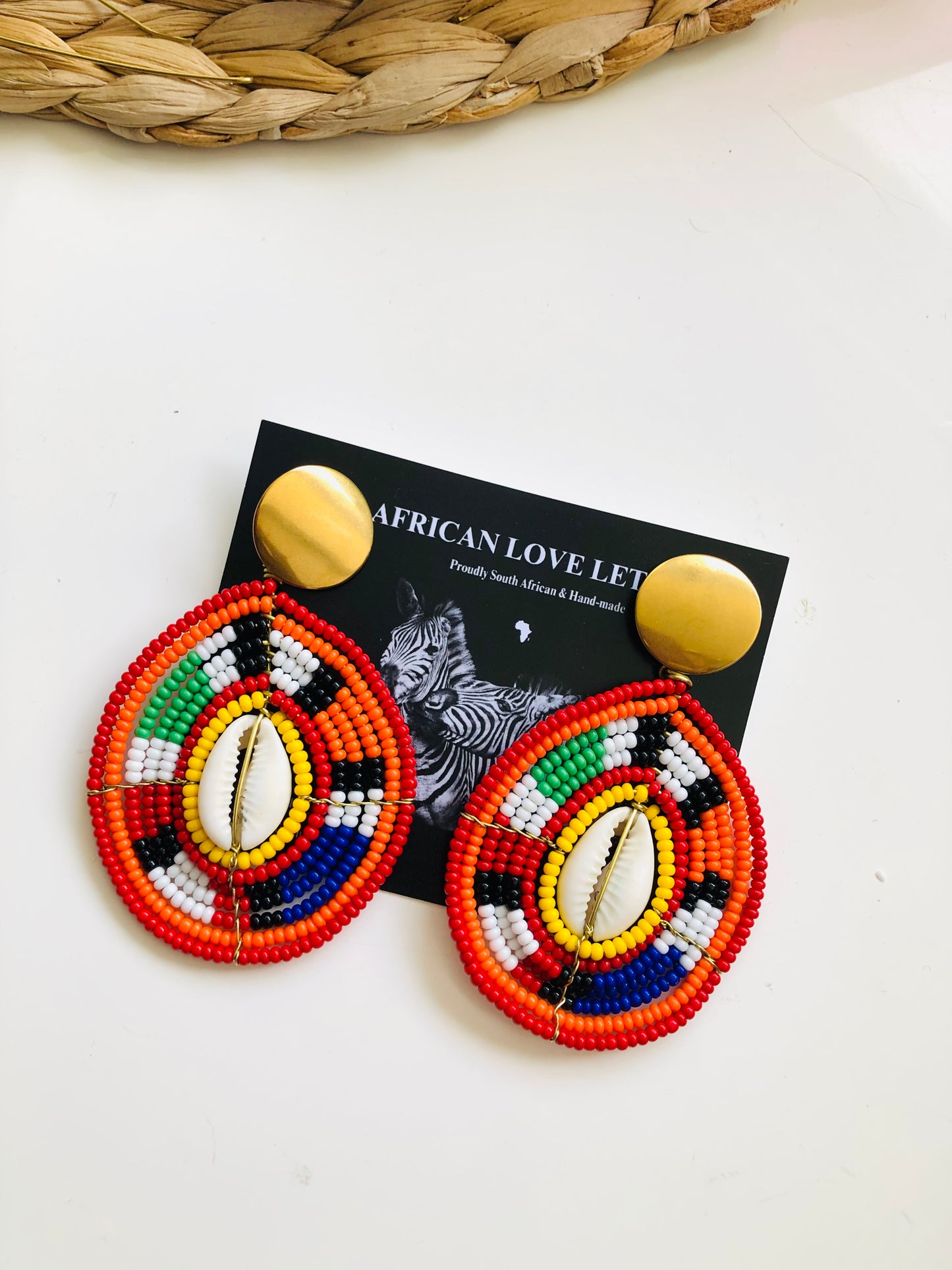 MAASAI Cowrie Earrings