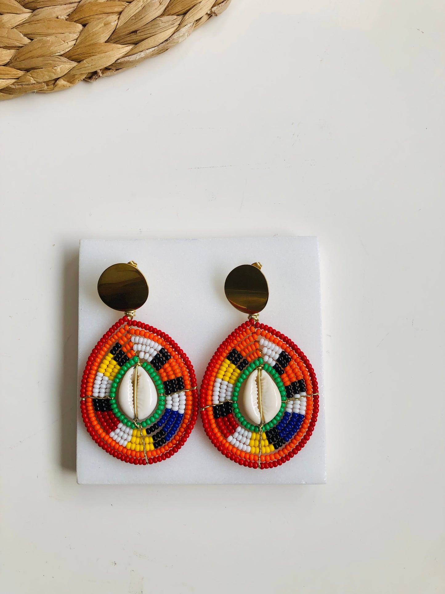 MAASAI Cowrie Earrings