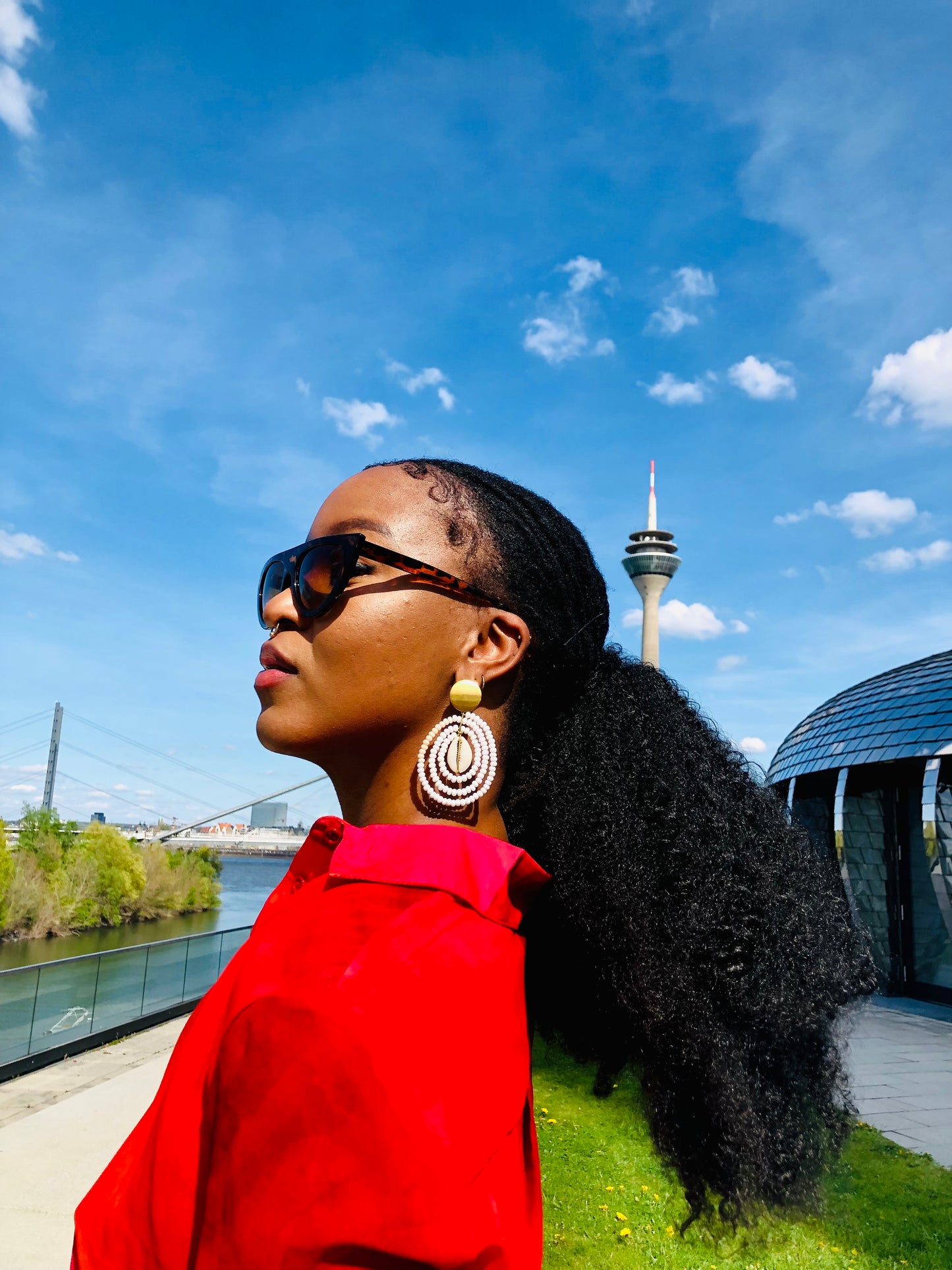 Statement Cowrie Earrings