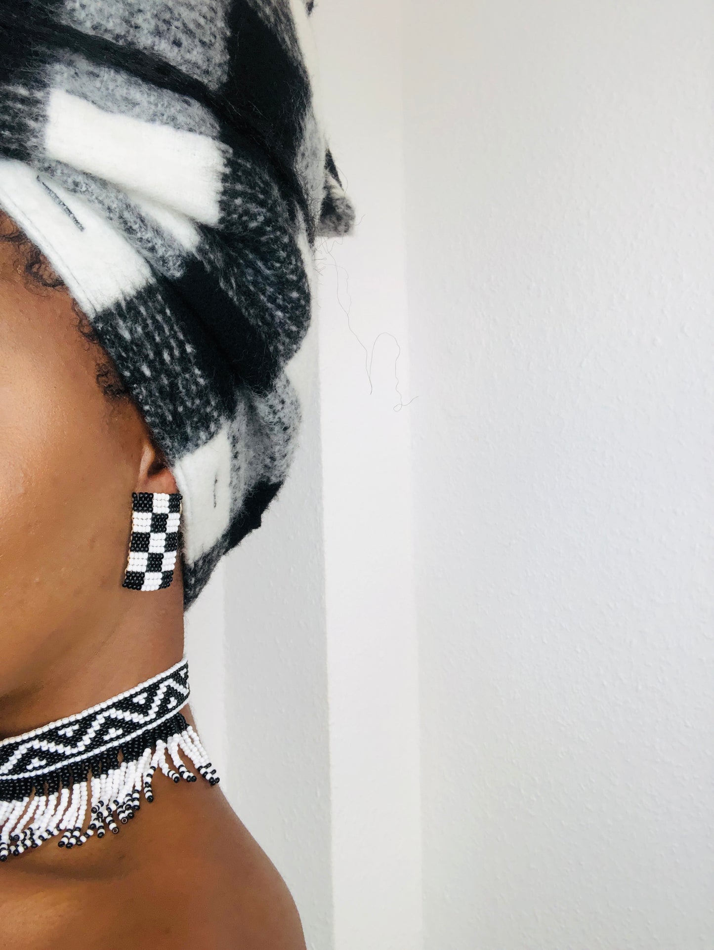 Checkerboard earrings (only)