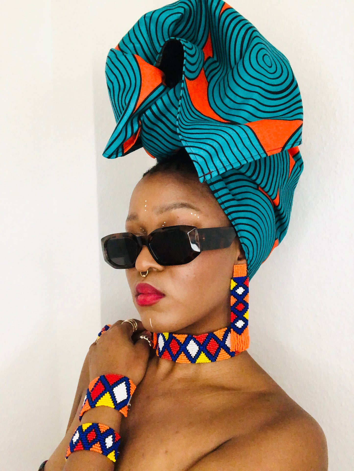 Queen Nandi Earrings (1 pair only)