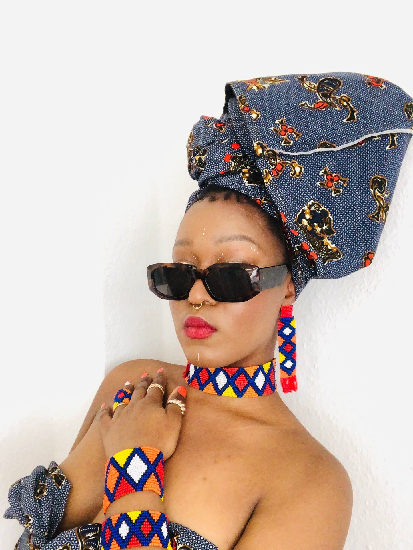 Queen Nandi Earrings (1 pair only)