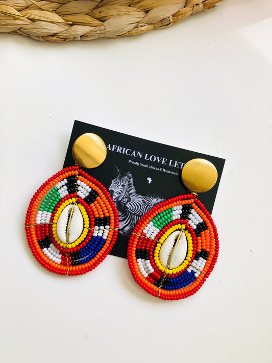MAASAI Cowrie Earrings