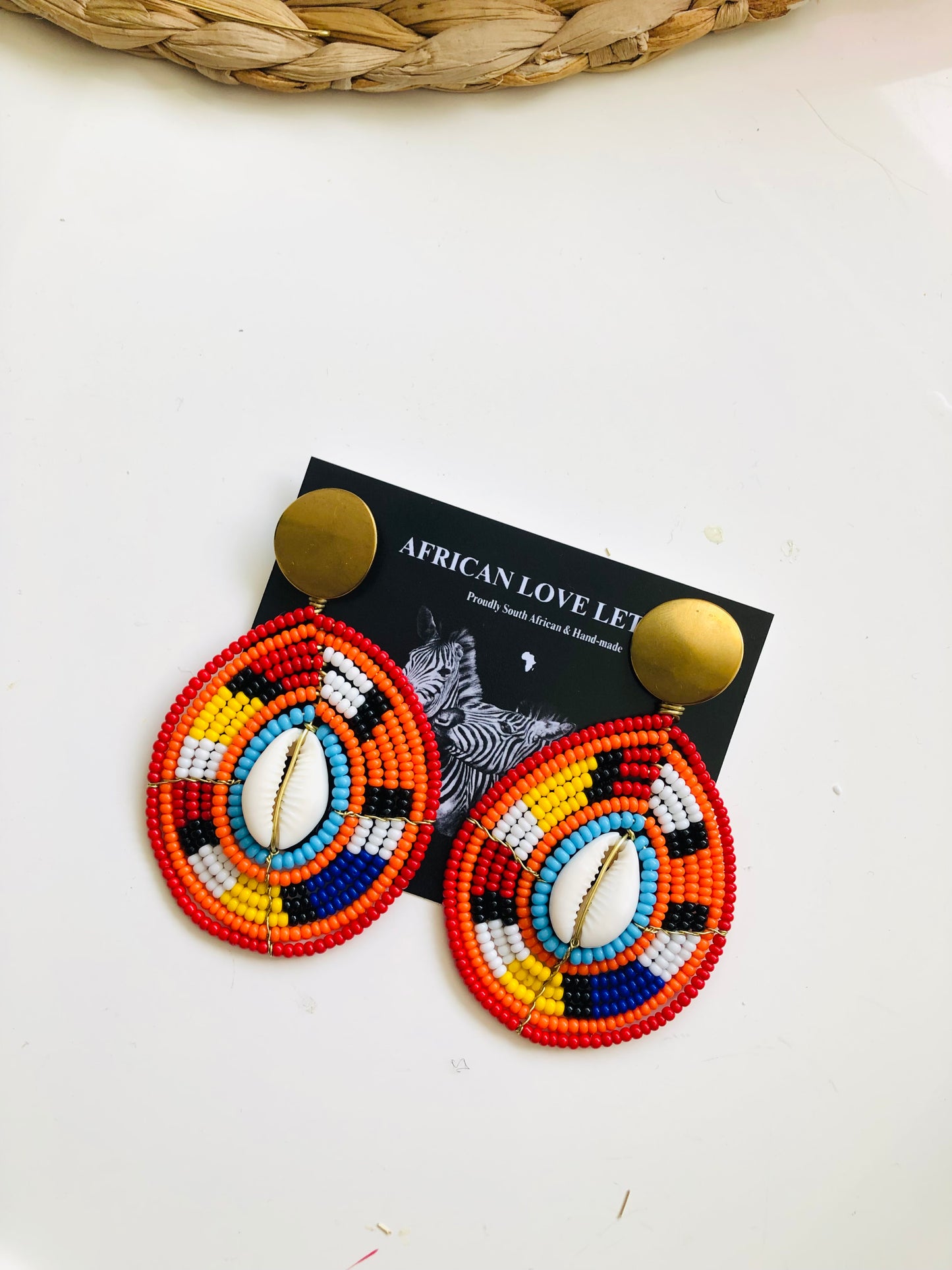 MAASAI Cowrie Earrings