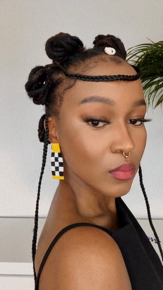 Checkerboard Ear Candy